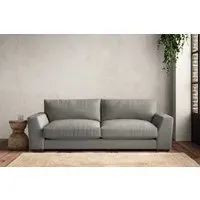 Guddu Large Sofa - Smoke, Brera Linen