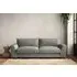 Guddu Large Sofa - Smoke, Brera Linen