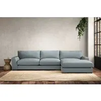 Guddu Left Hand Chaise Sofa - Horizon, Recycled Cotton