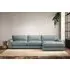 Guddu Left Hand Chaise Sofa - Horizon, Recycled Cotton