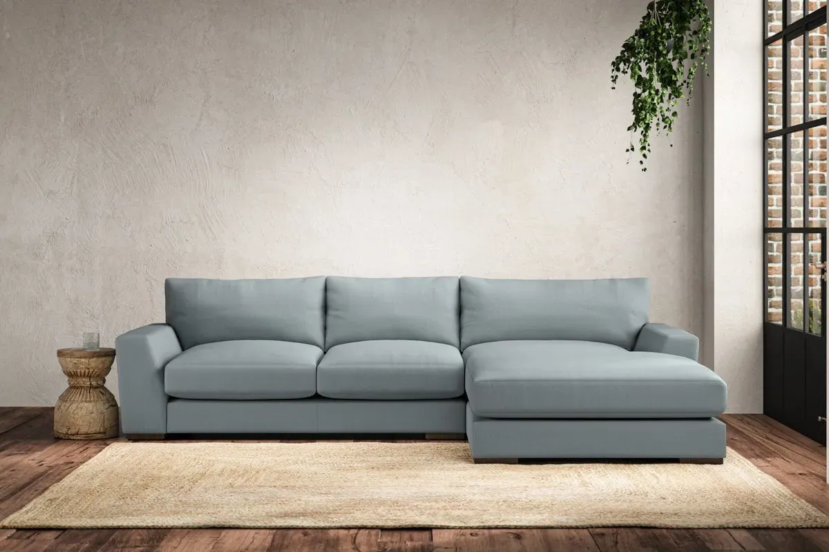 Guddu Left Hand Chaise Sofa - Horizon, Recycled Cotton image