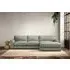 Guddu Left Hand Chaise Sofa - Seaspray, Recycled Cotton