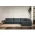 Guddu Left Hand Corner Sofa - Dusk, Linen