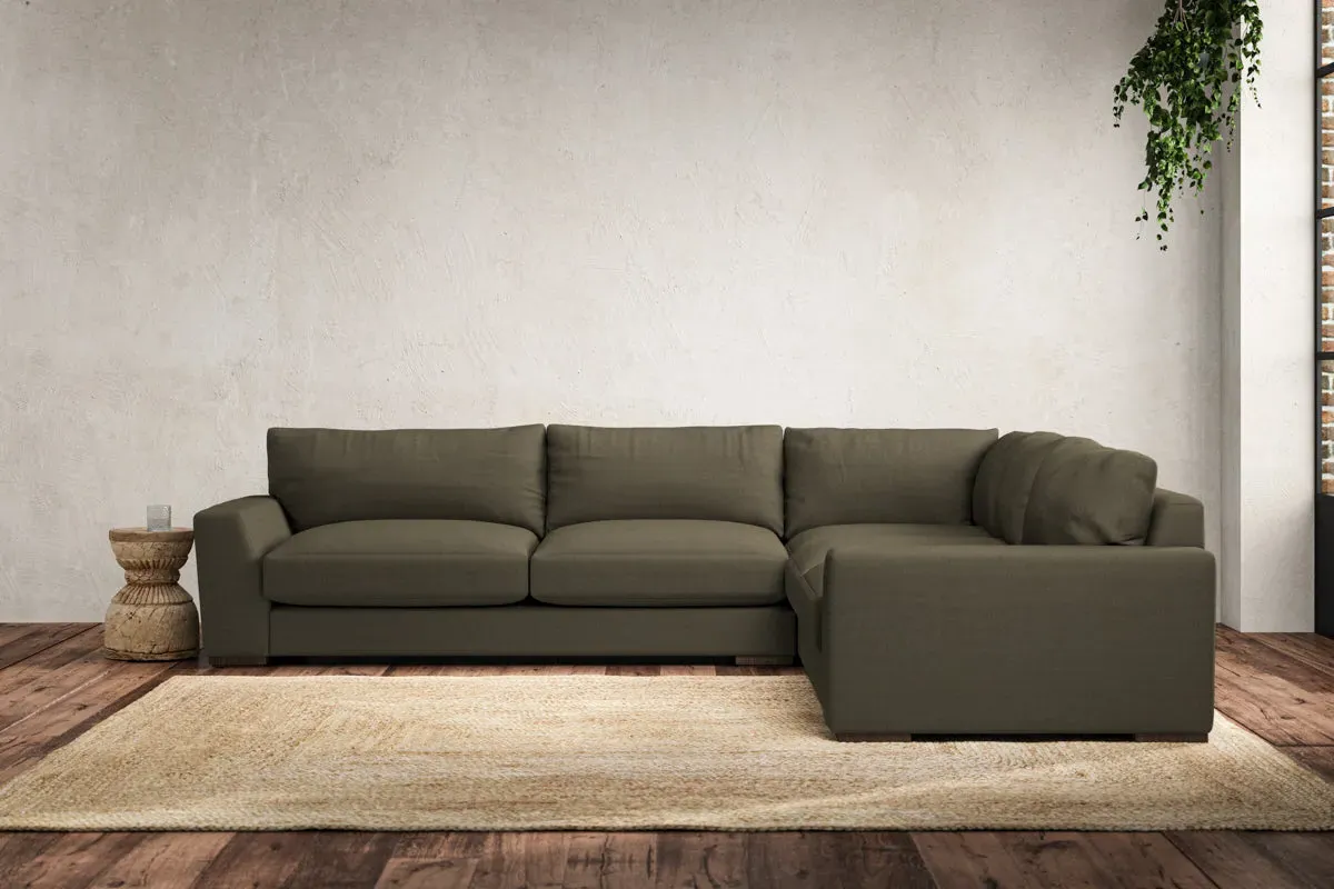 Guddu Left Hand Corner Sofa - Fatigue, Recycled Cotton