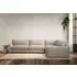 Guddu Left Hand Corner Sofa Grand - Natural, Cotton