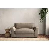 Guddu Love Seat - Pebble, Brera Linen