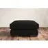 Guddu Medium Dining Footstool - Charcoal, Brera Linen