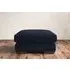 Guddu Medium Dining Footstool - Indigo, Brera Linen
