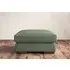 Guddu Medium Dining Footstool - Jade, Brera Linen