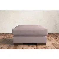 Guddu Medium Dining Footstool - Lavender, Recycled Cotton