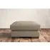 Guddu Medium Dining Footstool - Pebble, Brera Linen