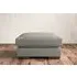 Guddu Medium Dining Footstool - Smoke, Brera Linen