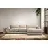 Guddu Medium Left Hand Chaise Sofa - Natural, Recycled Cotton