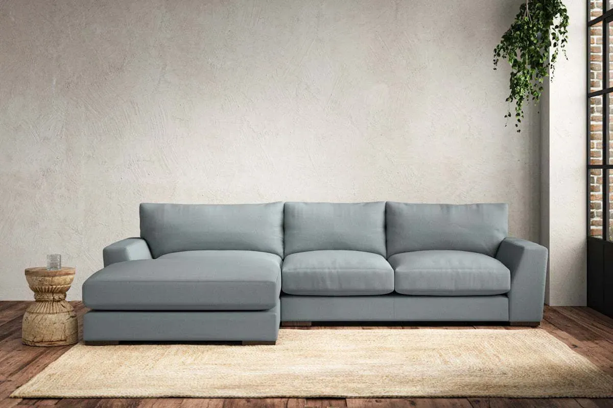 Guddu Medium Right Hand Chaise Sofa - Horizon, Recycled Cotton product