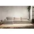Guddu Right Hand Chaise Sofa - Natural, Cotton