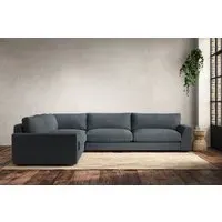 Guddu Right Hand Corner Sofa - Dusk, Linen