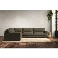 Guddu Right Hand Corner Sofa - Fatigue, Recycled Cotton