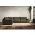 Guddu Right Hand Corner Sofa - Fatigue, Recycled Cotton