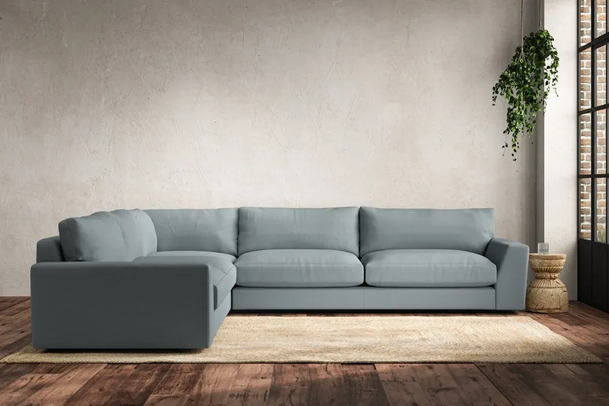 Guddu Right Hand Corner Sofa - Horizon, Recycled Cotton