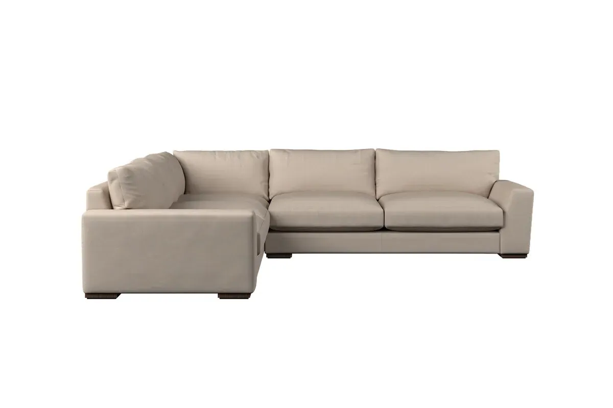 Guddu Large Right Hand Corner Sofa - Natural, Recycled Cotton product