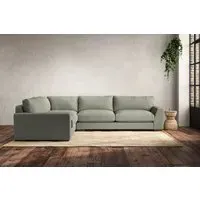 Guddu Right Hand Corner Sofa - Seaspray, Recycled Cotton