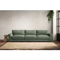 Guddu Super Grand Sofa - Jade, Brera Linen
