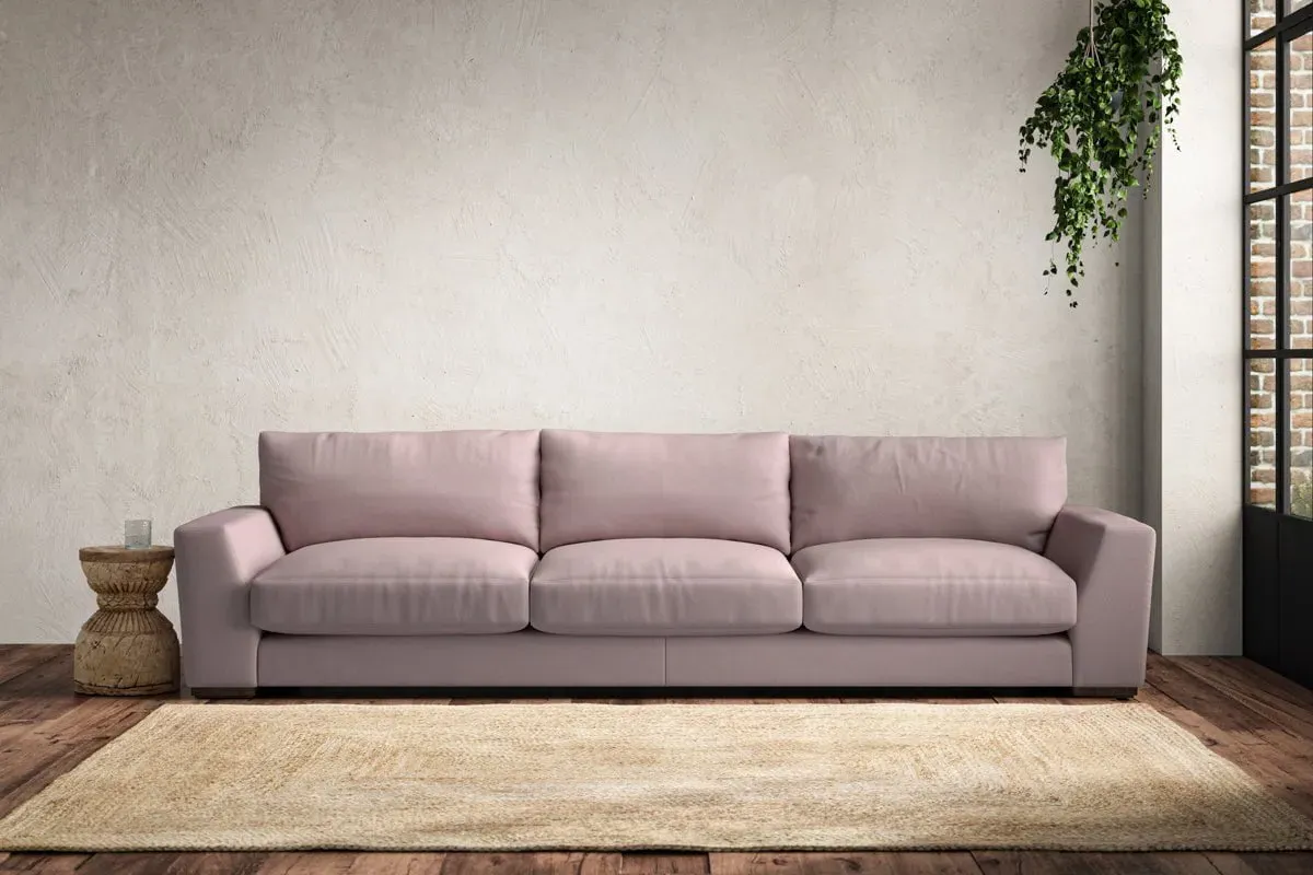 Guddu Super Grand Sofa - Lavender, Recycled Cotton