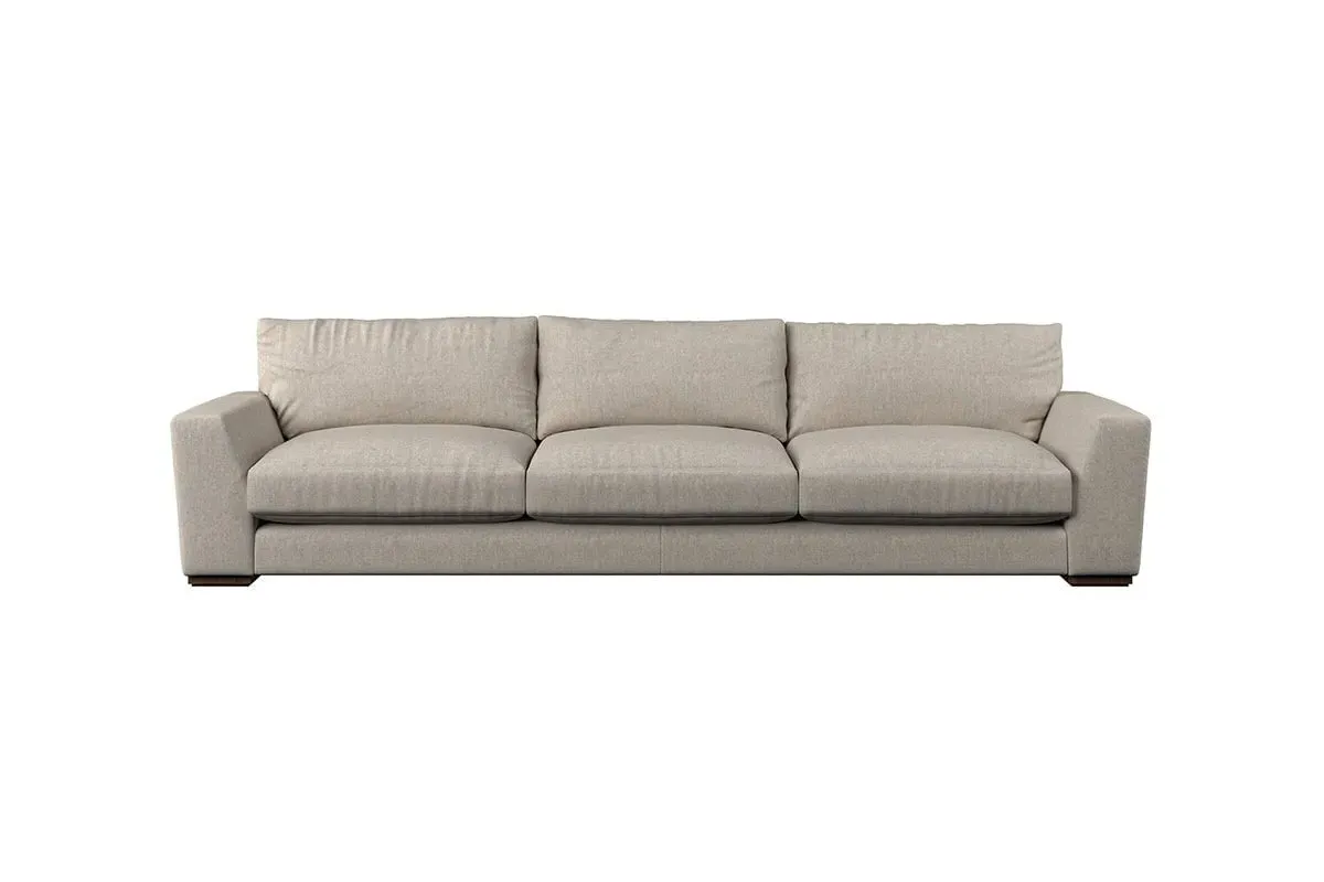Guddu Super Grand Sofa - Natural, Brera Linen