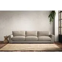 Guddu Super Grand Sofa - Stone, Recycled Cotton