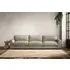 Guddu Super Grand Sofa - Stone, Recycled Cotton