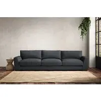 Guddu Super Grand Sofa - Thunder, Recycled Cotton