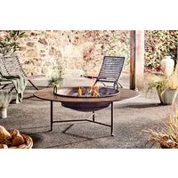 Halali Kadai Fire Bowl & Surround - Rust, Iron alternate view
