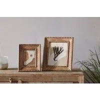 Hansika 8x10 Picture Frame - Natural, Mango Wood