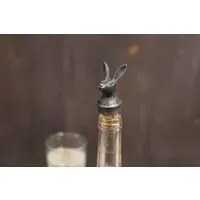 Hare Bottle Stopper - Antique Iron