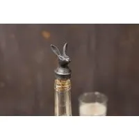 Hare Bottle Stopper - Antique Iron alternate view