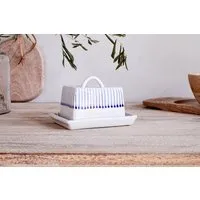 Iba Butter Dish - Indigo