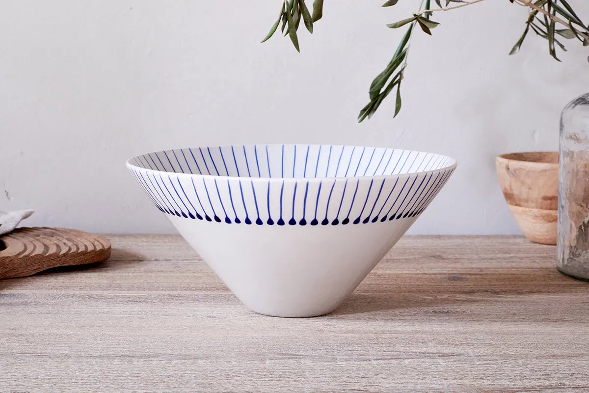 Iba Large Serving Bowl - Indigo