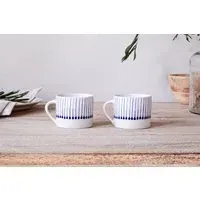 Iba Mug Set of 2 - Indigo