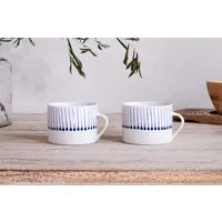Iba Large Mug Set of 2 - Indigo alternate view