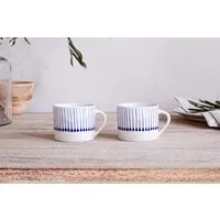 Iba Small Mug Set of 2 - Indigo alternate view