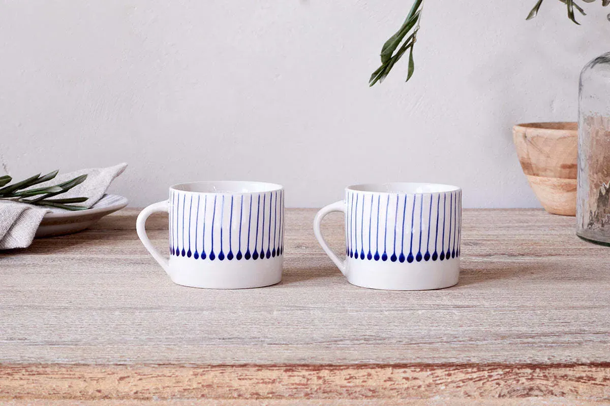 Iba Small Mug Set of 2 - Indigo product