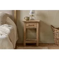 Ibo Bedside Table - Natural, Reclaimed Wood alternate view