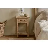 Ibo Reclaimed Wood Bedside Table - Natural