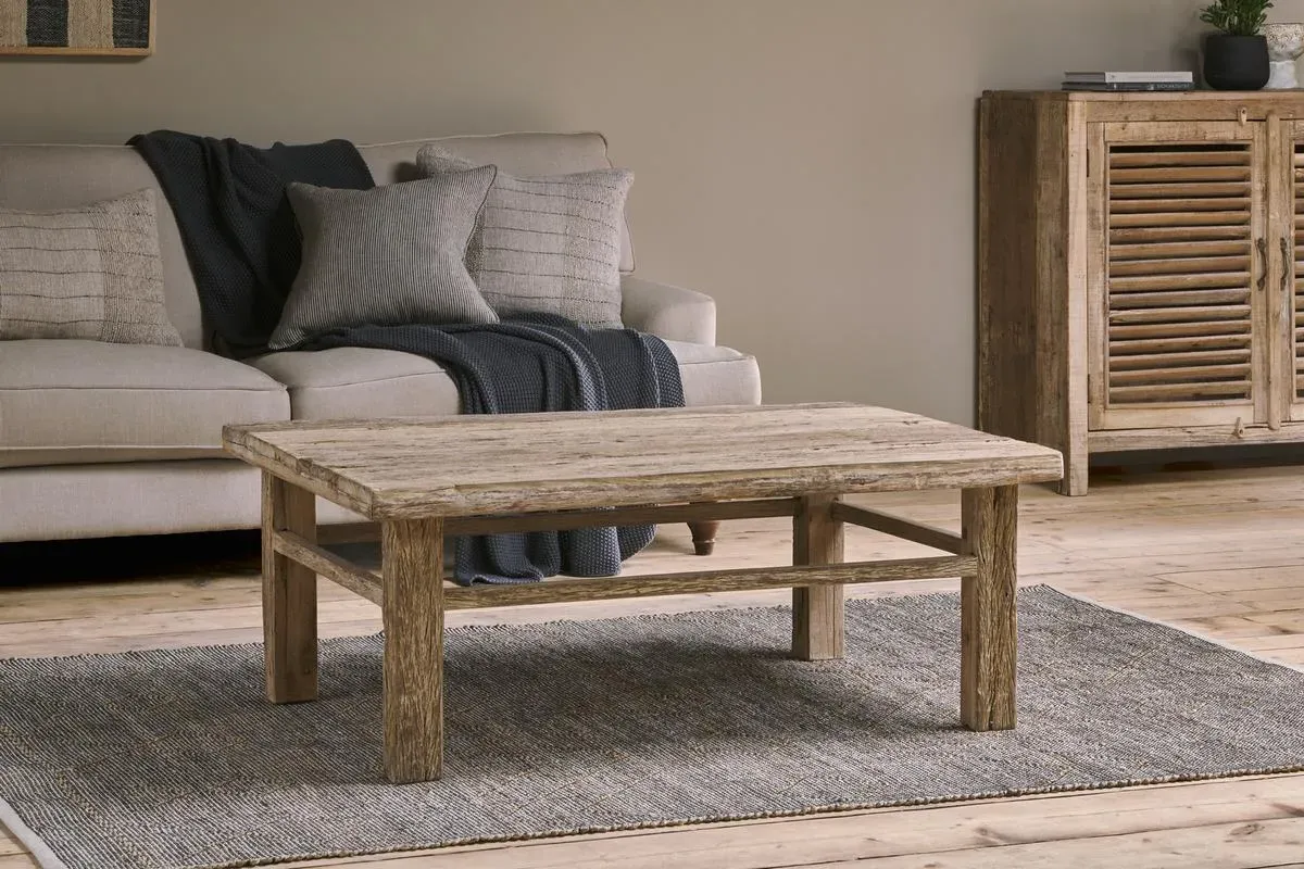Ibo Reclaimed Wood Coffee Table - Natural image