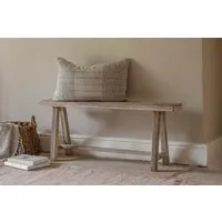 Ibo Reclaimed Wood Long Bench - Natural alternate view