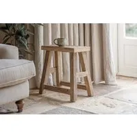 Ibo Low Stool - Natural, Reclaimed Wood alternate view