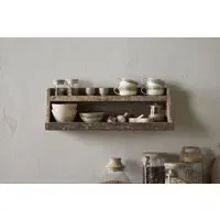 Ibo Reclaimed Wood Storage Shelf - Natural