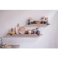 Ibo Small Reclaimed Wood Shelf - Natural