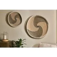 Idana Large Basket Wall Art - Natural, Black
