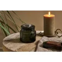 Ilcoso Hammered Glass Storage Pot - Green